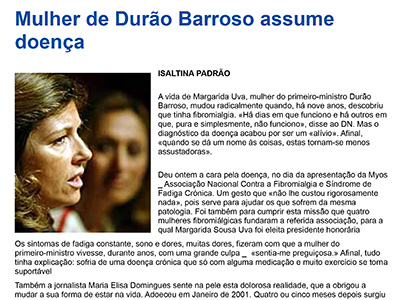 2003 Mulher de Durao Barroso Assume Doenca Lançamento da Myos thumbnail