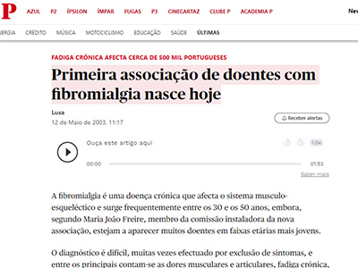 2003 Primeira associacao de doentes com fibromialgia nasce hoje thumbnail